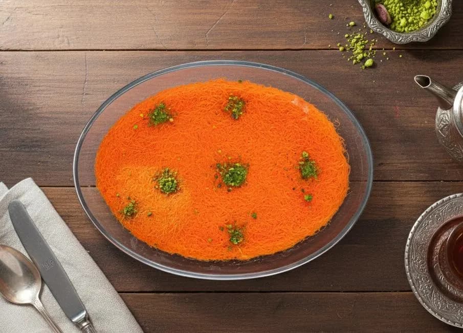 Kunafa with cheese