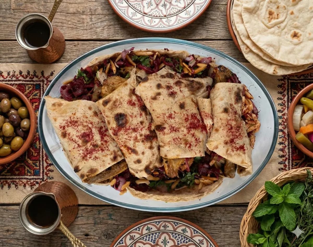Whole chicken musakhan
